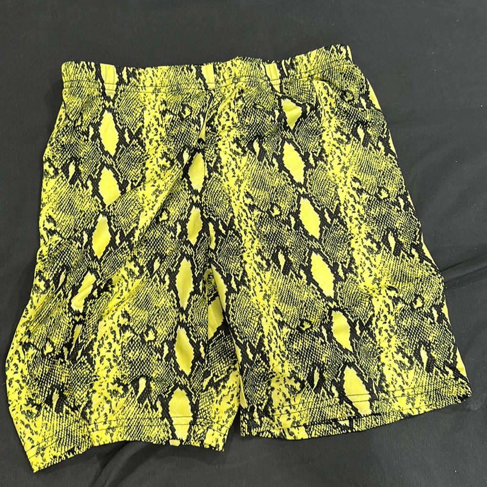 snakeskin shorts